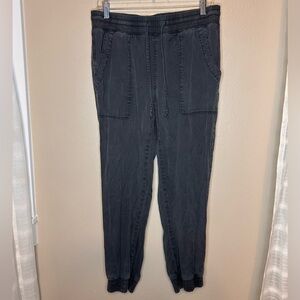 Gap Women’s Lightweight Elastic Ankle Casual pants Size Small Charcoal Gray